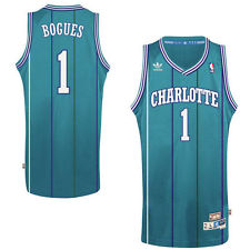 Maillot Retro Hornets Bogues 1 Vert